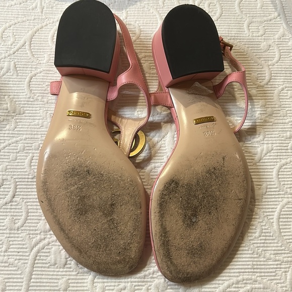 Gucci Wild Rose Charlotte Marmont Sandal. Nearly new. 38.5 - Picture 10 of 17